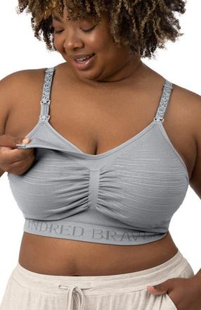 Kindred Bravely Busty Sublime Hands-Free Pumping & Nursing Bra -Sizing Options from E-H Cup in Grey at Nordstrom, Size X-Large G