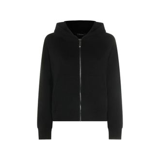 Max Mara Logo-embroidered Zip-up Hoodie