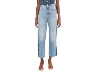 Levi's Ribcage Ankle Deconstructed Womens Clothing Upon Reflection : 25 27, Denim
