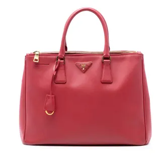 Prada Pre-owned Prada Large Saffiano Lux Galleria Double Zip Satchel Ladies YJLDI9L7M7RYWN1M