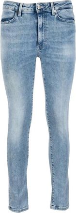 Dondup Iris Rits Jeans - Dames - Skinny Jeans - Blauw - W28 - Katoen - Jeans