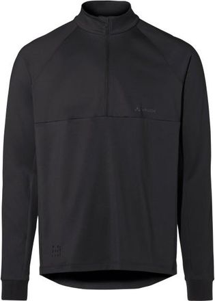 Vaude Qimsa Halfzip L/S Shirt Velotrikot für Herren | schwarz