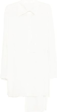 Yohji Yamamoto Camicia con colletto doppio - Toni neutri