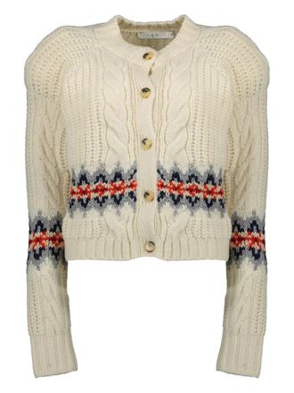 Iro Kabelgebreid vest - Beige