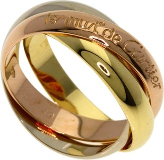 Cartier Trinity Yellow Gold (18K) Pink Gold (18K) White Gold (18K) Band Ring (Pre-Owned)