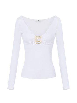 Elisabetta Franchi trui met V-hals