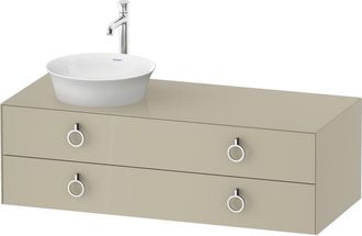 Duravit Duravit - Tulip Blanco, Mueble De Ba&ntilde;o Colgado En La Pared, Ancho