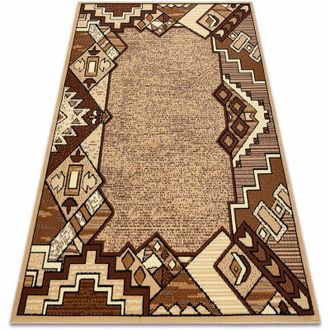 RugsX Rugsx - Alfombra Bcf Morad Baryton Cl&aacute;sico - Beige Beige 140x200 Cm