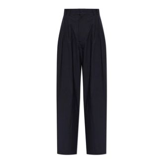 STUDIO NICHOLSON Wide Trousers, male, Black, Size: M Line Trousers