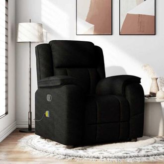 vidaXL Vidaxl - Sill&oacute;n Reclinable De Masaje De Tela Negro