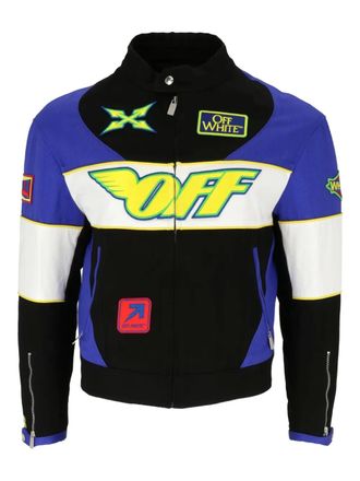 Off-white x Formula 1 colour-block jacket - men - Fabric - M - Black