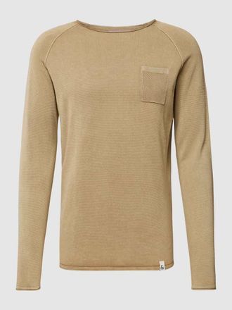 Colours & Sons Strickpullover mit Rundhalsausschnitt Modell GARMENT in Hellgruen, Gr&ouml;&szlig;e XXXL