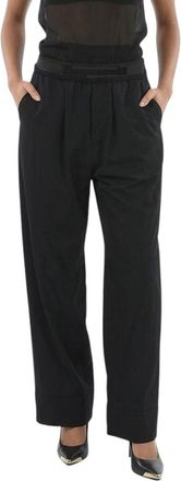 Dsquared2 Black Relaxed Pleated Pants