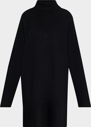 Favorite Daughter The St. James Wool-Blend Turtleneck Mini Dress
