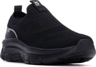 Xti Womens Textile Sneakers In Black