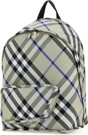 Burberry Mens Shield Backpack Beige Nylon