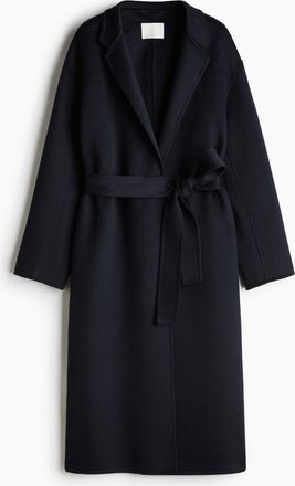 H&M Handgefertigter Mantel aus Wollmix - Blue