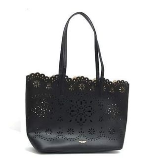 Kate Spade New York Black Leather Tote Bag (Pre-Owned)