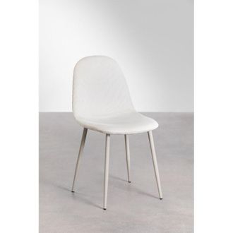 Sklum Pack De 2 Sillas De Comedor Glamm Sklum Gris Topo Claro