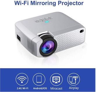 Trade Shop Trade Shop - Proyecto Wifi Led Proiecaci&oacute;n 36-150 Pollics 5600 Lumen Usb Hdmi Vga Sd Q-a16b