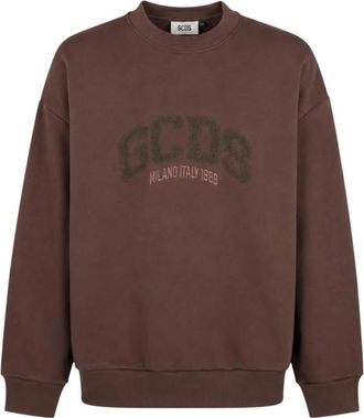 GCDS Sweatshirts - Heren - Sweatshirts - Bruin - L - Hoodies & sweatvesten
