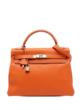 Herm&egrave;s 2001 Clemence Kelly II Retourne 32 tas - Oranje