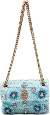 Kurt Geiger Shoulder Bags, female, Blue, Size: ONE SIZE Mini Kensington