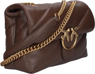 Pinko Pinko, Dames, Tassen, Bruin, Maat: ONE Size Wol