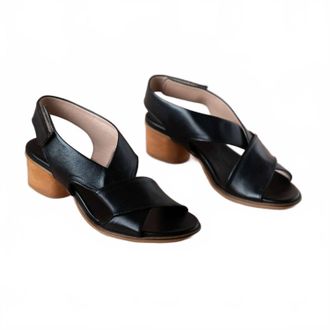Eric Michael Womens Isla Heeled Sandal In Black