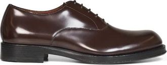 Dries Van Noten Lederen Veterschoenen - Heren - Nette schoenen - Bruin - 42 EU - Leer - Schoenen
