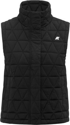 K-Way Satine Vest - Dames - Bodywarmers - Zwart - M - Polyester - Jassen