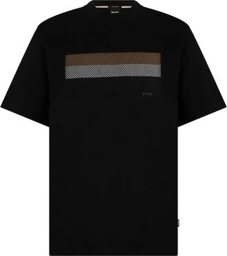 HUGO BOSS Hombre, Camisetas, Negro, Talla: XS