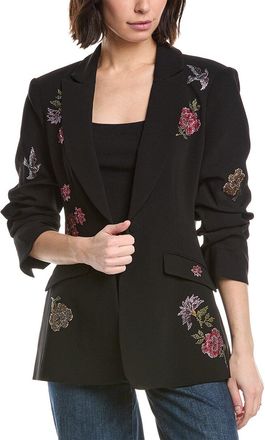 Cinq &agrave; Sept Cinq &Agrave; Sept Cheyenne Hannah Floral Heatset Scrunched Blazer