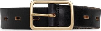 Dsquared2 Leren Riem - Heren - Riemen - Zwart - 105 CM - Leer - Accessoires