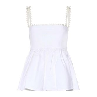 Jacquemus Sleeveless Tops, female, White, Size: XS Sleeveless Tops