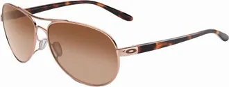 Oakley Unisex - Feedback Sunglasses In Rose Gold Vr50 Brown Gradient