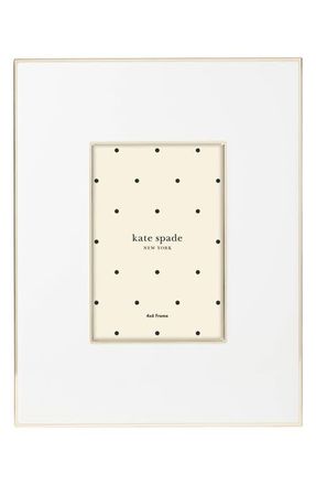 Kate Spade New York make it pop 4 x 6 picture frame in White at Nordstrom