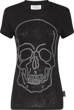 Philipp Plein T-Shirt Ronde Hals Skull