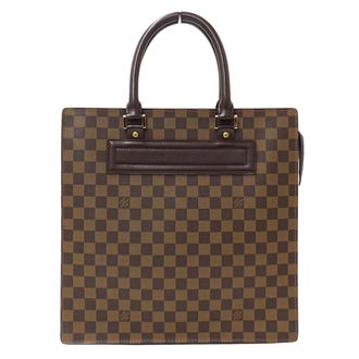 Louis Vuitton Brown Damier Canvas Galle Damier Canvas Handbag Tote Bag (Pre-Owned)