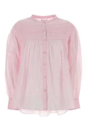 Isabel Marant Pink Cotton Plalia Blouse