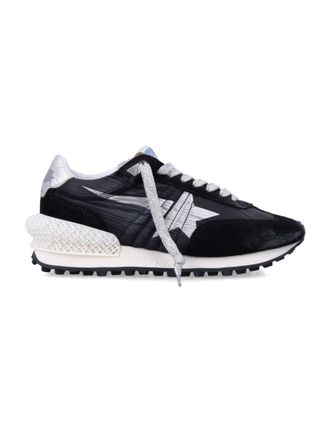 Golden Goose Black Graphic Running Sneakers