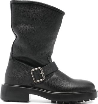 Copenhagen Stivali con fibbia - Nero