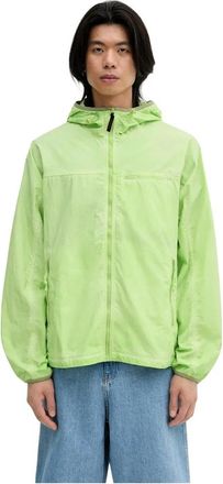 Thisisneverthat Overdyed Light Jacket - Heren - Zomerjassen - Groen - L - Nylon - Jassen