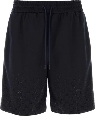 Gucci Midnight Blue Polyester Bermuda Shorts