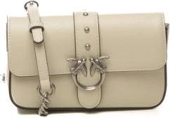 Pinko Pinko, Tassen, Dames, Wit, ONE Size, Katoen, Love Bag One Slouchy