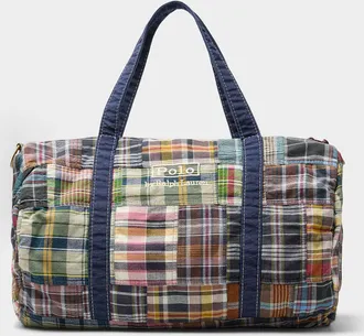 Polo Ralph Lauren Mens Patchwork check duffle bag