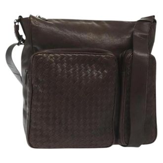 Bottega Veneta Pre-owned Schoudertas - Dames - Pre-owned - Bruin - Maat: ONE Size Leer