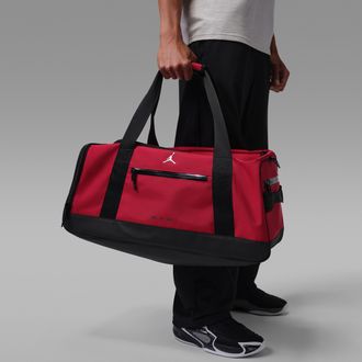 Nike Jordan Mens Jordan Sport Duffel Bag (47.5L) in Red | MA0913-RK2