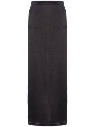 Pinko Maxi-rok met split - Zwart