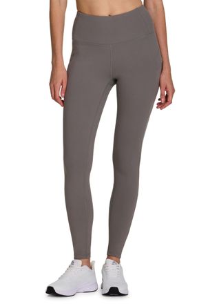 Avalanche Womens Super Soft Cargo Hiking Gym Full Length Legging with Pockets, Peached Graphite Grey, Large